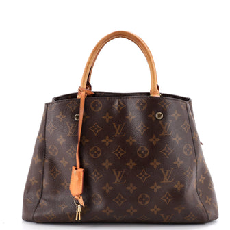 Louis Vuitton Montaigne Handbag Monogram Canvas MM