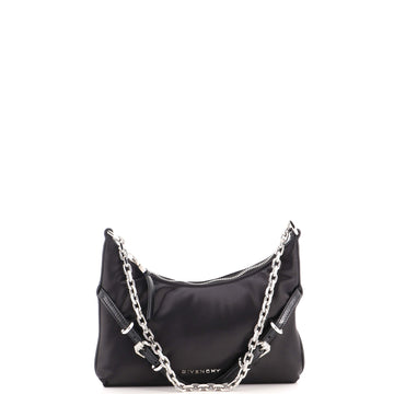 Givenchy Voyou Party Shoulder Bag Satin with Leather Mini