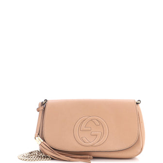 Gucci Soho Chain Crossbody Bag Leather Medium