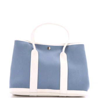 Hermes Garden Party Tote Toile and Leather 36