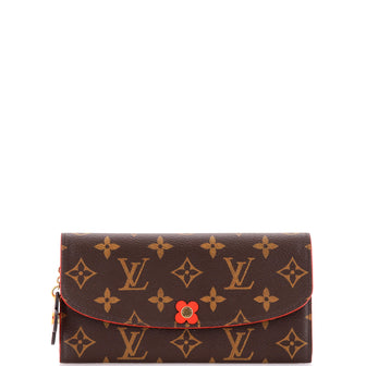 Louis Vuitton Emilie Wallet Limited Edition Blooming Flowers Monogram Canvas