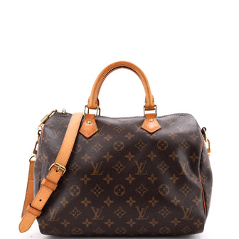 Louis Vuitton Speedy Bandouliere Bag Monogram Canvas 30