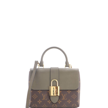 Louis Vuitton Locky Handbag Monogram Canvas with Leather BB