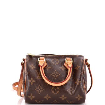 Louis Vuitton Speedy Bandouliere Bag Monogram Canvas Nano