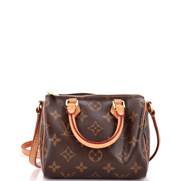 Louis Vuitton Speedy Bandouliere Bag Monogram Canvas Nano