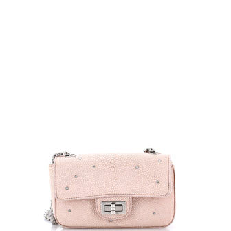 Chanel Reissue 2.55 Flap Bag Crystal Embellished Stingray Mini