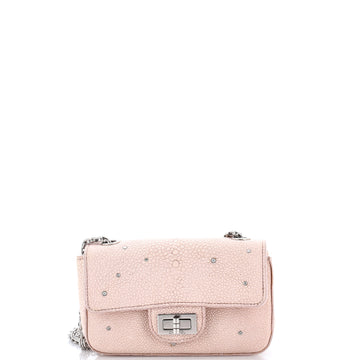 Chanel Reissue 2.55 Flap Bag Crystal Embellished Stingray Mini