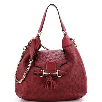 Gucci Emily Hobo Guccissima Leather Medium