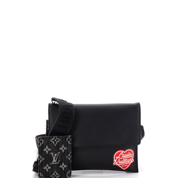 Louis Vuitton Nigo Trio Messenger Pouch Monogram Denim and Taurillon Leather