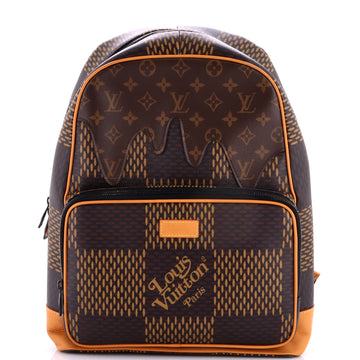 Louis Vuitton Nigo Campus Backpack Limited Edition Giant Damier and Monogram Canvas