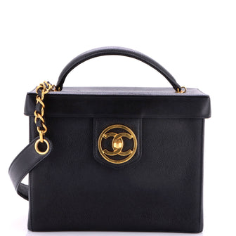 Chanel Vintage Vanity Case Caviar Small