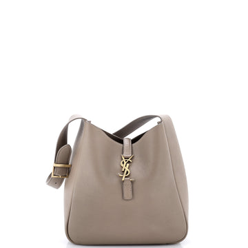 Saint Laurent Le 5 a 7 Supple Hobo Leather Small