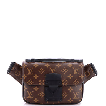 Louis Vuitton S Lock Sling Bag Macassar Monogram Canvas