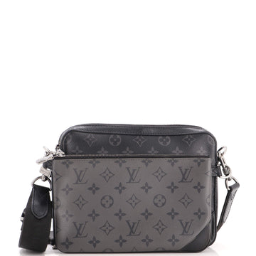 Louis Vuitton Trio Messenger Bag Reverse Monogram Eclipse Canvas
