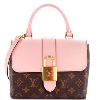 Louis Vuitton Locky Handbag Monogram Canvas with Leather BB