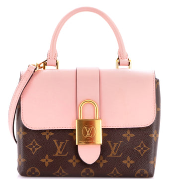Louis Vuitton Locky Handbag Monogram Canvas with Leather BB