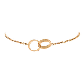 Cartier Love Interlocking Bracelet 18K Yellow Gold