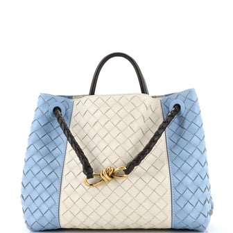 Bottega Veneta Andiamo Top Handle Bag Intrecciato Nappa Medium