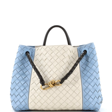 Bottega Veneta Andiamo Top Handle Bag Intrecciato Nappa Medium