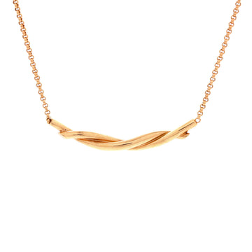 Cartier Entrelaces Pendant Necklace 18K Rose Gold