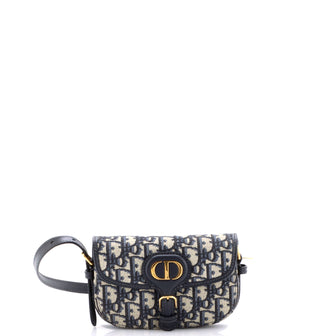 Christian Dior Bobby Flap Bag Oblique Canvas East West