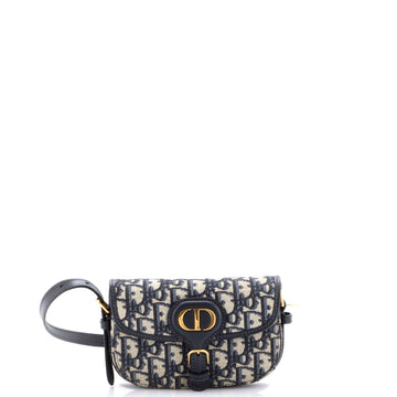 Christian Dior Bobby Flap Bag Oblique Canvas East West