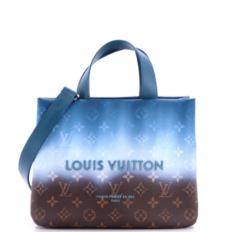 Louis Vuitton Shopper Tote Pigment Monogram Canvas Mini