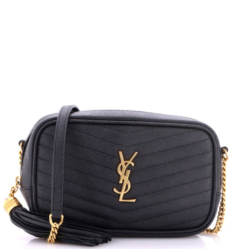 Saint Laurent Lou Camera Bag Matelasse Chevron Leather Mini
