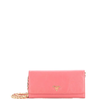 Prada Wallet on Chain Saffiano Leather