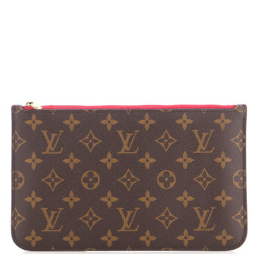 Louis Vuitton Neverfull Pochette Monogram Canvas Large