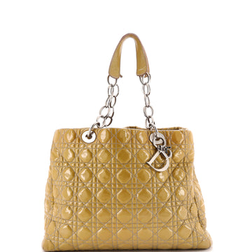 Christian Dior Soft Chain Tote Cannage Quilt Patent Large