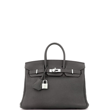Hermes Birkin Handbag Vert Maquis Togo with Palladium Hardware 25