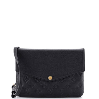 Louis Vuitton Twice Handbag Monogram Empreinte Leather