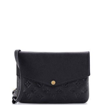 Louis Vuitton Twice Handbag Monogram Empreinte Leather