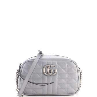 Gucci GG Marmont Shoulder Bag Mixed Matelasse Leather Small