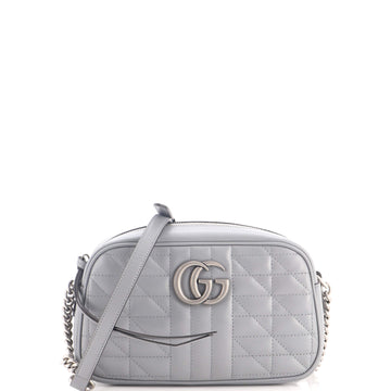 Gucci GG Marmont Shoulder Bag Mixed Matelasse Leather Small