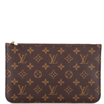 Louis Vuitton Neverfull Pochette Monogram Canvas Large