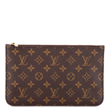 Louis Vuitton Neverfull Pochette Monogram Canvas Large