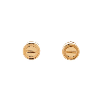 Cartier Love Stud Earrings 18K Yellow Gold