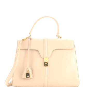 Celine 16 Top Handle Bag Smooth Calfskin Medium