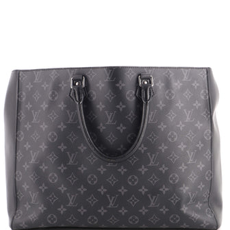 Louis Vuitton Grand Sac Bag Monogram Eclipse Canvas