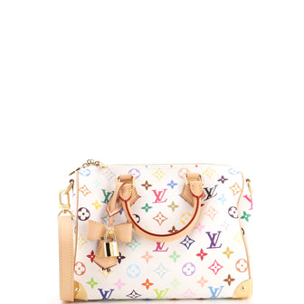 Louis Vuitton x Takashi Murakami Speedy Soft Bandouliere Bag Monogram Multicolor 25