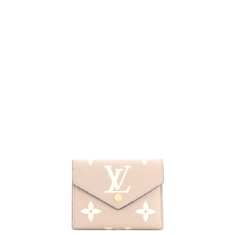 Louis Vuitton Victorine Wallet Bicolor Monogram Empreinte Giant