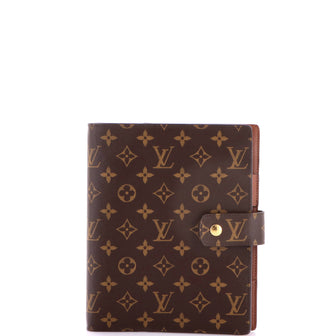 Louis Vuitton Ring Agenda Cover Monogram Canvas GM