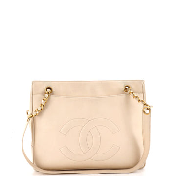Chanel Vintage CC Shopping Tote Lambskin Medium