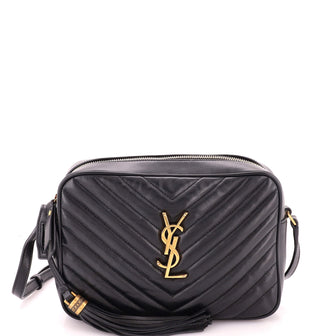 Saint Laurent Lou Camera Bag Matelasse Chevron Leather Small