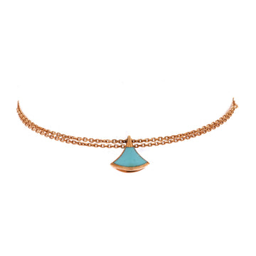 Bvlgari Divas' Dream Bracelet 18K Rose Gold with Turquoise