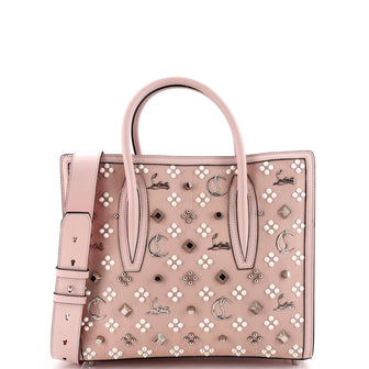 Christian Louboutin Paloma Tote Embellished Leather Medium
