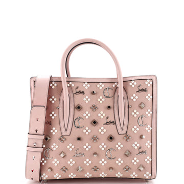 Christian Louboutin Paloma Tote Embellished Leather Medium