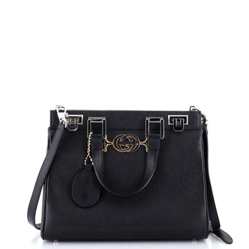 Gucci Zumi Top Handle Bag Leather Small